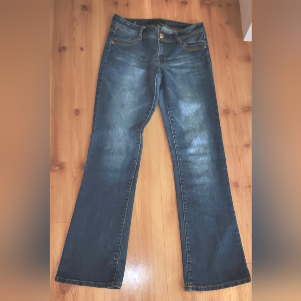 Southpole JeansSouthpole Jeans Co. Tricolor Sequin Bling Jeans size 7  Cute!